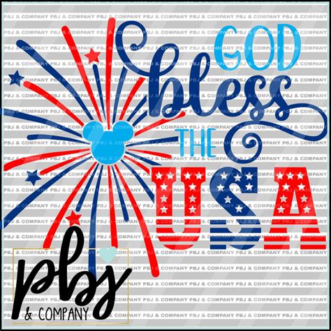 God Bless the USA SVG, Patriotic Svg, Instant Download, Png, Svg File ...