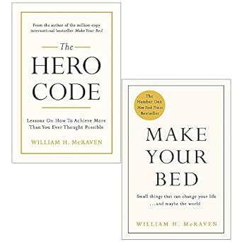 Admiral William H McRaven Collection 2 Books Set The Hero Code Make