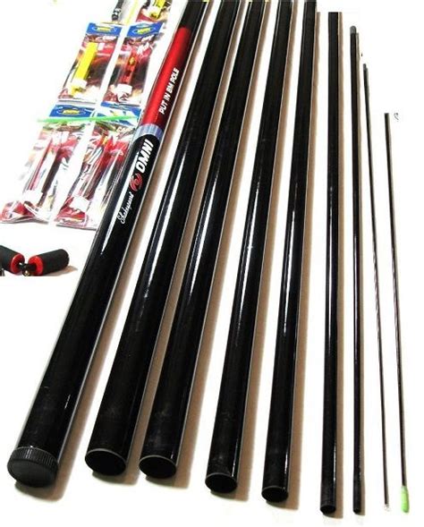 8m Starter Fishing Pole 18 Elastic Fitted Roller Rigs