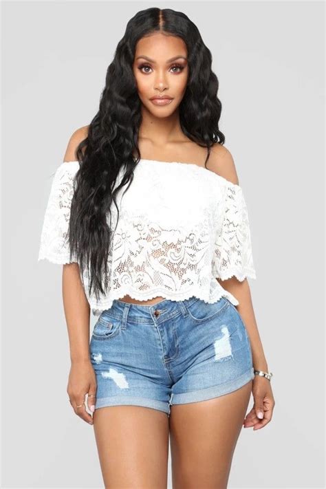 Pin By Arian Singh On Fashion Nova Off Shoulder Tops Fashion Lace