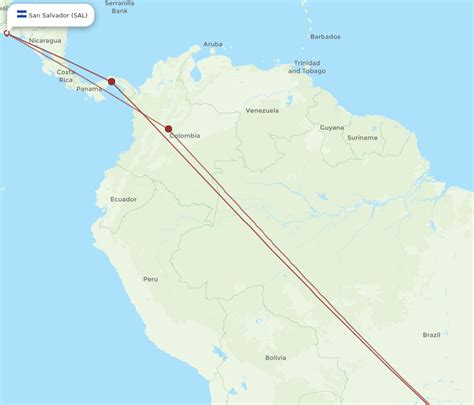 Flights From San Salvador To Sao Paulo Sal To Gru Flight Routes