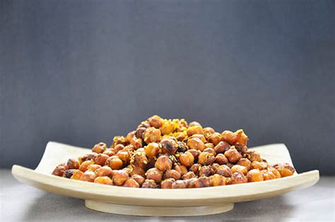 Spicy Oven-Roasted Chickpeas Snack | Macrobiotic / Vegan