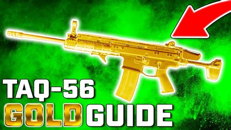 FASTEST WAY TO UNLOCK GOLD TAQ 56 IN MW2 GOLD CAMO GUIDE YouTube