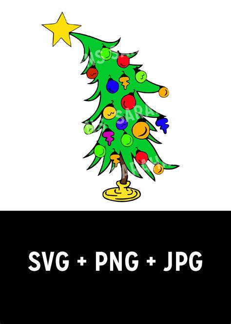 Grinch Tree Svg Christmas Tree Svg Trendy Christmas Tree Svg Grinch Svg