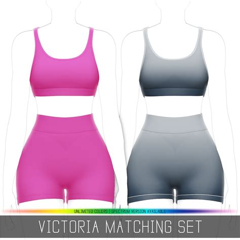 Simpliciaty S Victoria Matching Set The Sims 4 Create A Sim Curseforge