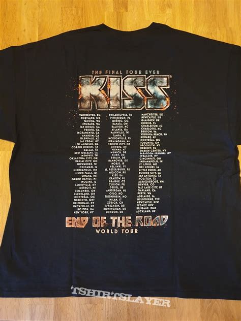 Kiss End Of The Road World Tour Tshirtslayer Tshirt And Battlejacket Gallery