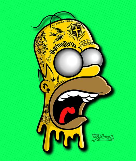 Homero Gang Simpsons Hd Phone Wallpaper Peakpx