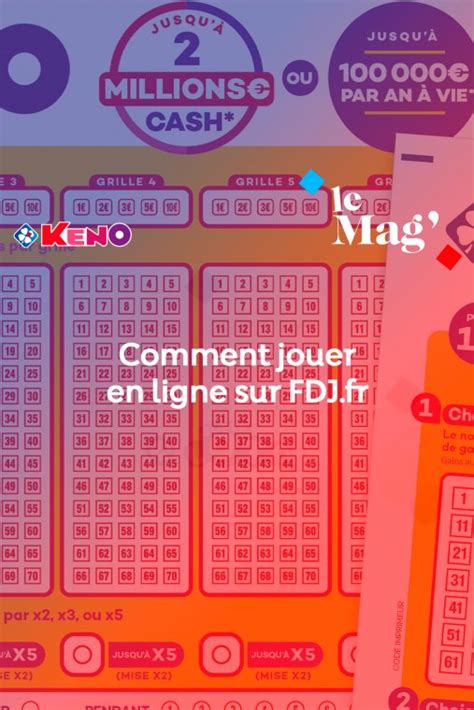 Comment jouer à Keno en ligne sur fdj fr FDJ