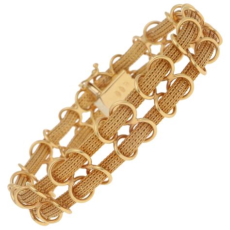 Filippini Fratelli 18k Gold Rope Bracelet Circa 1970s For Sale At 1stdibs