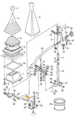 Vw T Gear Linkage Selector Bush Repair Kit Transporter Caravelle