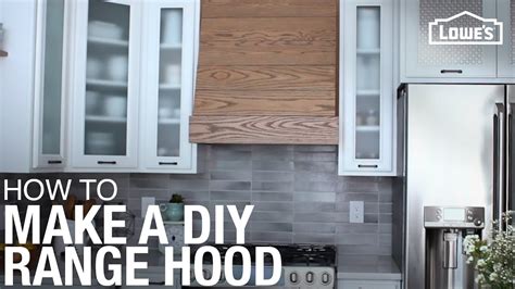 Diy Range Hood Installation Diy Closet Island