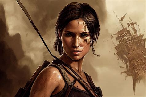 Lara Croft Tomb Raider Digital Art By Billy Bateman Fine Art America