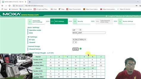 MOXA WIRLESS AWK 3131A SET AP CC LINK IE BASIC CLIEND AWK 1131A YouTube