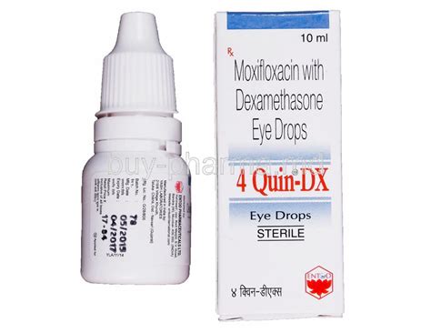 Buy Moxifloxacin/ Dexamethasone Eye Drops Online