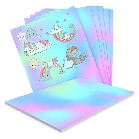 Holographic Sticker Paper For Laser And Inkjet Printer Printable Vinyl