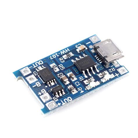 Micro USB Lithium Battery Charging Module TP4056 With Battery