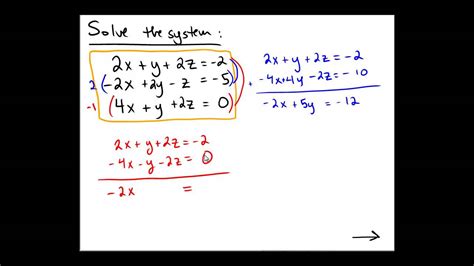 Solve A 3x3 System Of Equations Calculator