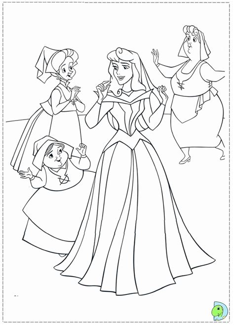 Sleeping Beauty Coloring Pages Books Free And Printable