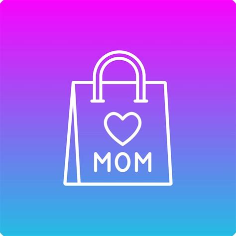 Icono De La Bolsa De Compras Vector Premium