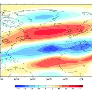 Distribution Of Zonal Wind Anomalies Ms At Hpa Anticyclonic