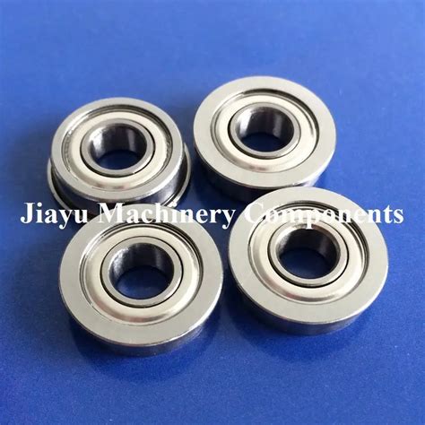 Free Shipping 50 Pcs Sfr4zz Flanged Bearings 1 4 X 5 8 X 0 196