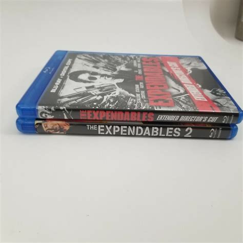 The Expendables Extended Director S Cut Expendables 2 Lot Of 2x Blu