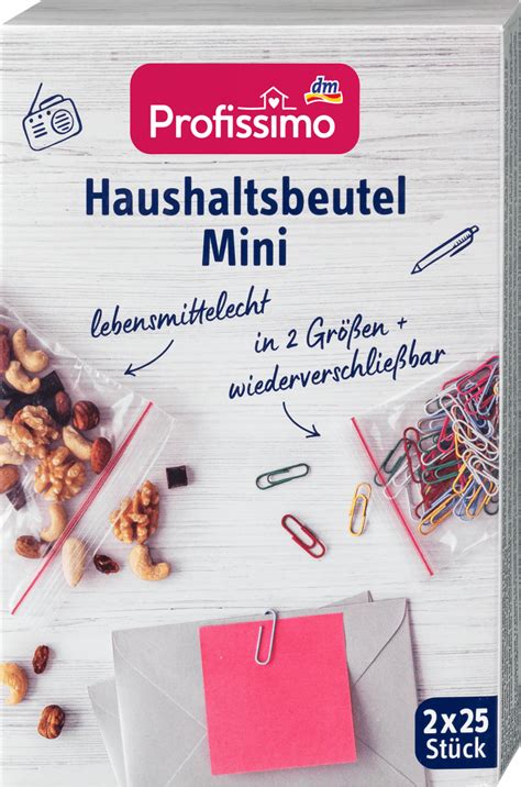 Profissimo Haushaltsbeutel Mini 50 St dauerhaft günstig online kaufen