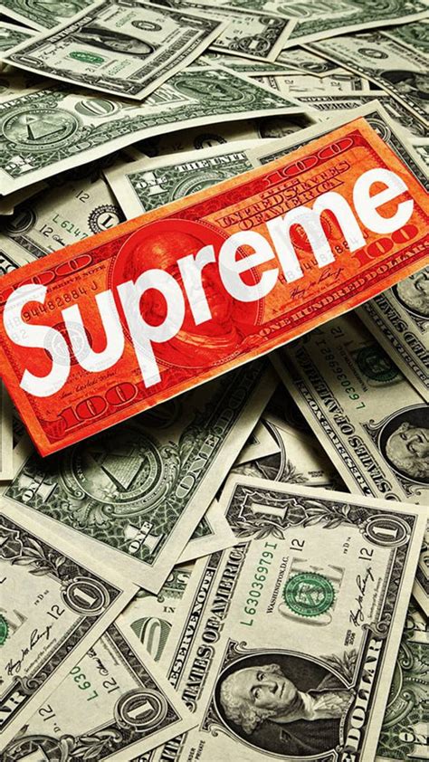 Supreme Money Hd Phone Wallpaper Peakpx