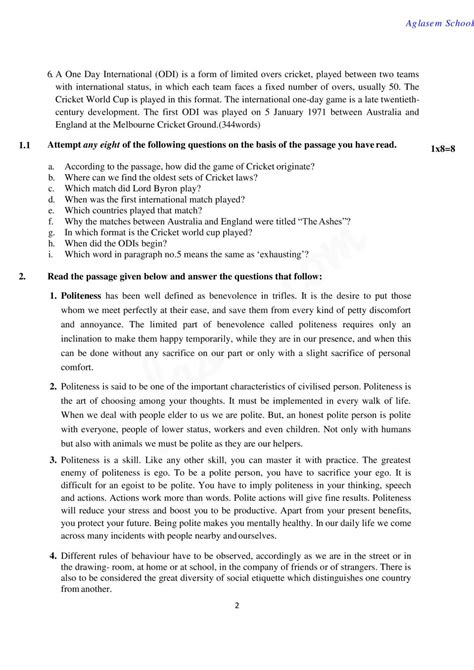 Cbse Sample Papers 2022 For Class 10 English Communicative