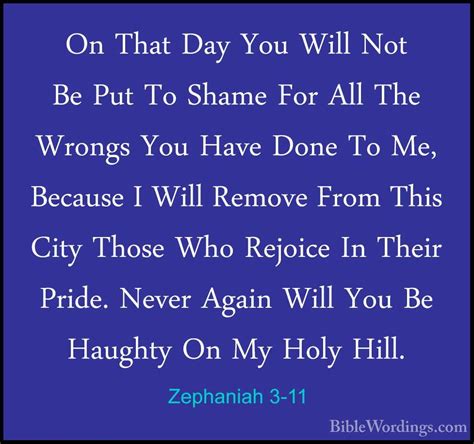 Zephaniah 3 - Holy Bible English - BibleWordings.com