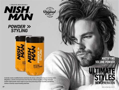 Nish Man Mattifying Volume Powder Ultra Hold P5 20g BARBERdepo