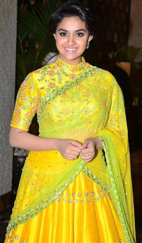 12 Beautiful Pics Of Keerthi Suresh In Saree