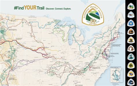 Maps By Scottmaps Of The National Trail System 31019 Maps By Scott