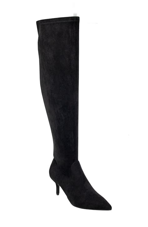 Charles David Aleigha Over The Knee Pointed Toe Boot In Black Lyst