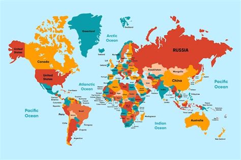 World Political Map Hd Images Free