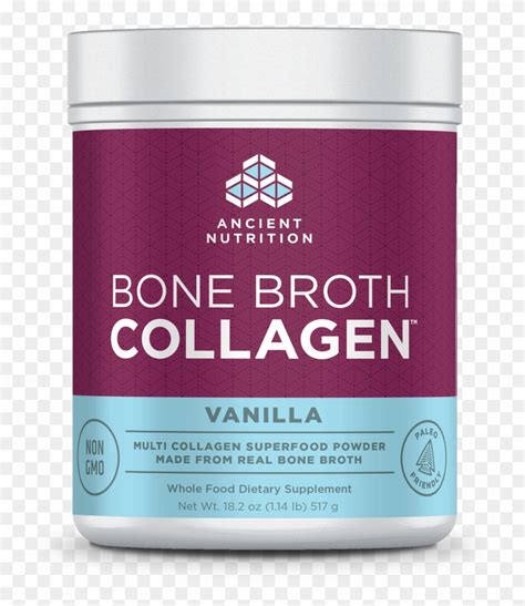 Bone Broth Collagen-vanilla - Bone Broth With Collagen, HD Png Download ...