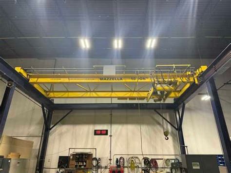 Ton Mazzella Class D Overhead Bridge Crane With Upright Runway