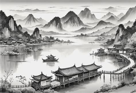 Chinese Landscape by makimakai on DeviantArt