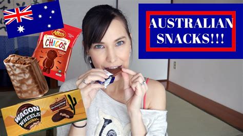 Trying Australian Snacks For The First Time Youtube