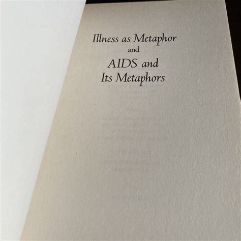Illness As Metaphor And Aids And Its Metaphors