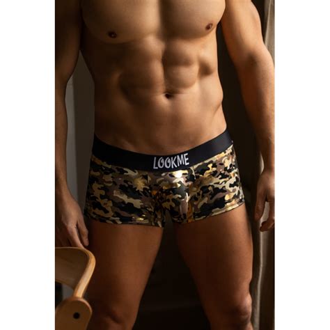 Boxer Imprim Army Sexy Pour Homme De La Marque Lookme Lingerie Homme