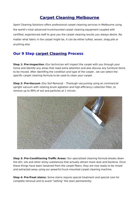 Ppt Find Out Right Carpet Cleaning Service In Melbourne To Fix Your