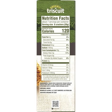 Triscuit Organic Original Crackers 7 Oz Shipt