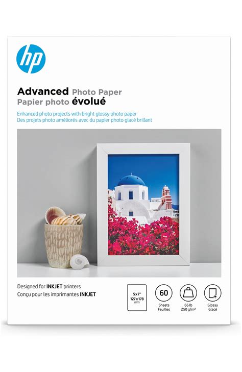 Hp Advanced Photo Paper Lbs Glossy X Sheets Pack Q A