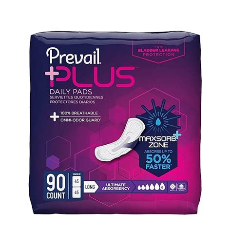 Buy Prevail Ultimate90 Ultimate Absorbency Bladder Control Pads Long 90 Count Rapid Absorption