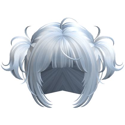 Fluffy Mini Pigtails Sky Blue Roblox