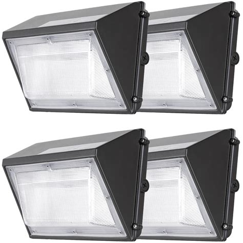 Pack W New Led Wall Pack With Dusk To Dawn Photocell Ip