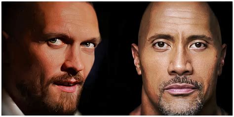 The Rock Welcomes Oleksandr Usyk To Cast Of The Smashing Machine