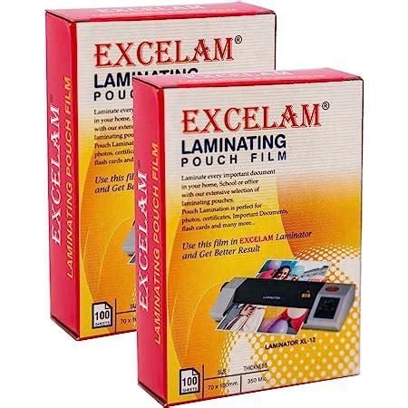 Excelam Lamination Pouch Micron A Size X Mm Thermal