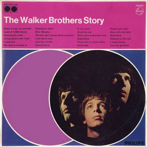 The Walker Brothers - The Walker Brothers Story | Discogs | Walker brothers, Walker, Brother